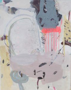 Pale pink zone, 120x150 cm.